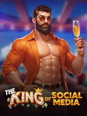 Influenceur barbu avec une flûte de champagne